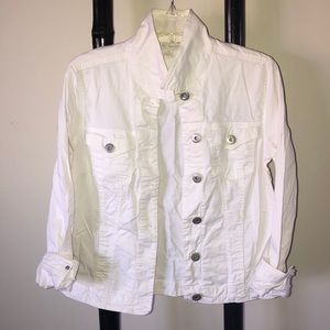 White Denim Jacket